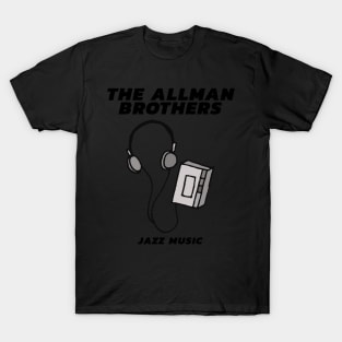 The Allman Brothers / Cassette Tape Style T-Shirt